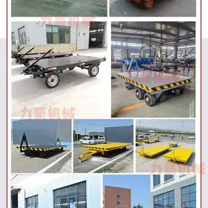 黄冈电动遥控地平车-1吨运输拖挂车价格