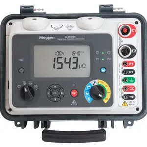 DLRO100E低电阻微欧计,CAT IV 600 V 交流电/ 500 V 直流电使安全操作
