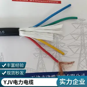 津缆线缆厂家直供国标铜芯YJV电力电缆3 1芯10 6平方电缆线地埋线