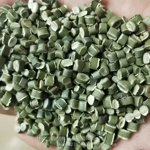 中粤塑料 高低压复合料绿色PE料 高拉力塑木专用再生料颗粒 注塑粒子