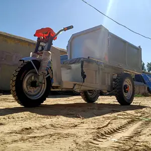 厂家直供 电动三轮运输车 工地拉料三轮车 久恒 建筑工程转运车