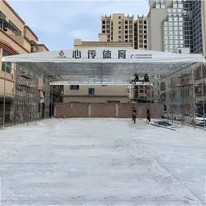 东莞虎门定做雨棚伸缩移动雨蓬户外遮阳棚物流停车棚烧烤大排档雨蓬