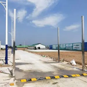 陕西肉羊养殖场门口车辆消毒通道设备安装案列分享