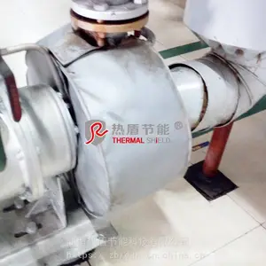 叶片泵保温套 齿轮泵保温衣 可拆卸保温被 淄博热盾 定制