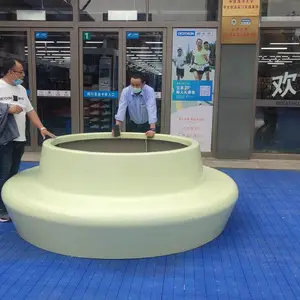 青岛玻璃钢户外圆坐凳