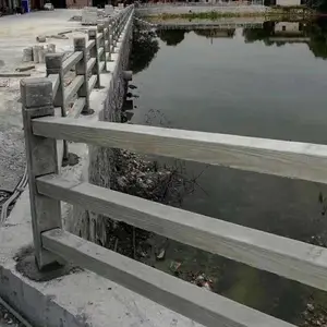 水泥仿木栏杆钢筋混凝土预制仿木护栏围栏