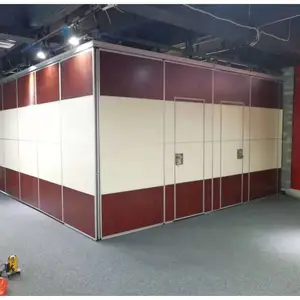 定制设计会议室活动屏风皮革面屏风隔断墙隔断配件厂家