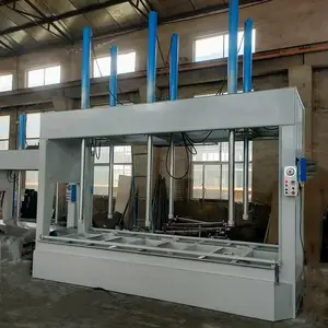 大型钢木门冷压机可用于压平铝蜂板的加长型木工机械 圆盘冷压机