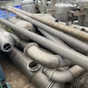 出售MVR钛材强制循环蒸发器,管线附件完整,电控自动化