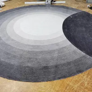 腈纶手工地毯 定制高端会所地毯