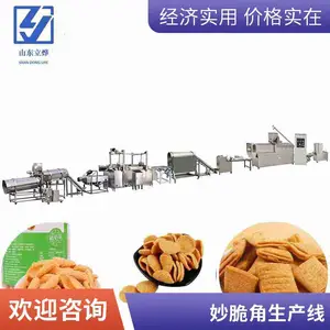 休闲膨化黄金角锅巴生产机器 玉米杂粮妙脆角设备企业厂家