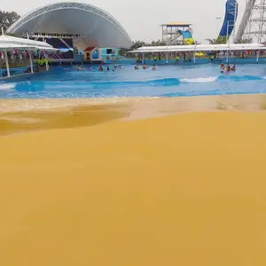 户外抗紫外线纳米地坪漆,水上乐园涂刷 游乐园彩色漆 海蓝水池专用漆防滑漆 游泳池刷漆