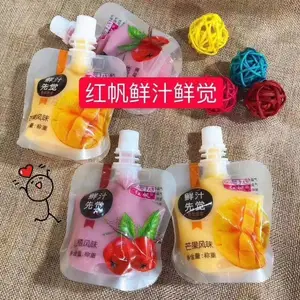 湖南长沙果冻生产厂家自立袋系列鲜汁鲜觉可吸果冻