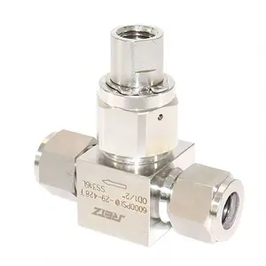 进口卡套式T型过滤器 三通带旁通过 滤器 T 型除污器 美国RETZ瑞茨