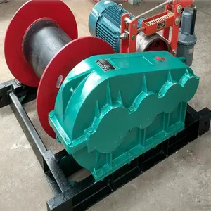 新疆乌鲁木齐上海生一电动卷扬机5吨建筑起重机矿用船用慢速380V(配电阻器)