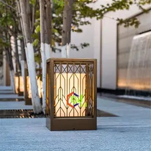住宅小区柱头灯示范小区前庭水景灯酒店门柱灯LED草坪灯