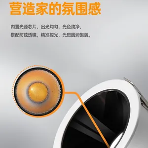 �������ȫ���׷�ѣǶ��ʽ led�������컨�Ƽ��ÿ�������Сɽ�� ���-12Wů��3000K 4000K-����75