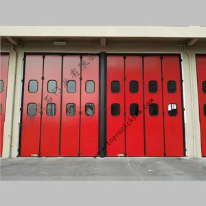湖南 车库门 消防队电动车库门 顶石门业 本地企业