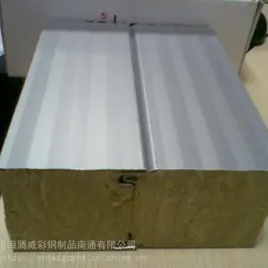 供应聚氨酯封边岩棉板 南通聚氨酯封边玻璃丝棉夹芯板价格 双面聚氨酯复合保温板规格