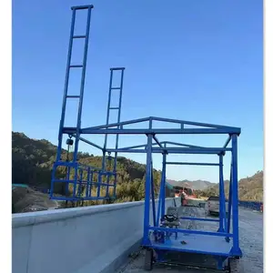 模板安装吊运车 桥梁外侧施工吊篮 桥梁公路防撞墙吊装台车