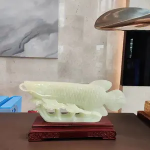 年年有余摆件焕环祥定制玄关办公室桌面装饰乔迁开业周年纪念品