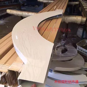 弧形造型铝方通天花 铝合金方通背景墙价格实惠