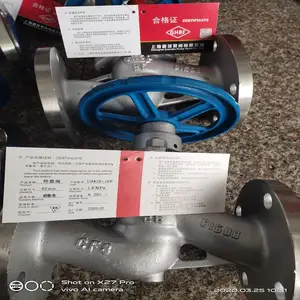 焊接柱塞阀 软密封不锈钢法兰柱塞阀 DN65 UJ41H-25RL柱塞式闸阀