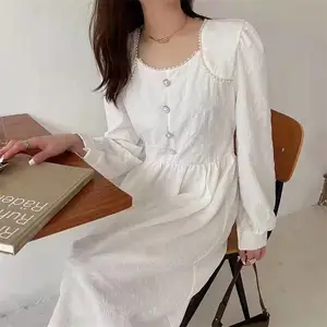 夏季时尚淑女连衣裙品质款昆明螺蛳湾春装法式赫本服装店衬衫直播货源