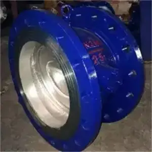 HH49J-10 DN500 化工管道法兰式衬胶止回阀 全衬胶止回阀