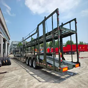 10位轿运车 车辆运输半挂车 出口半挂车 低平板半挂车 大件运输