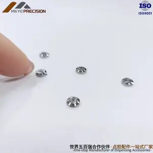 加工定制点胶阀喷嘴 点胶头 微孔喷射嘴 点胶机压点阀喷嘴 锐德标准