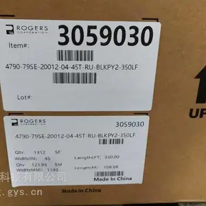 供应罗杰斯4790-79SE-20012-04-45T-RU-BLKPY2-350LF泡棉