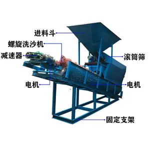 螺旋筛沙洗沙一体机全自动砂石分离清洗选矿设备
