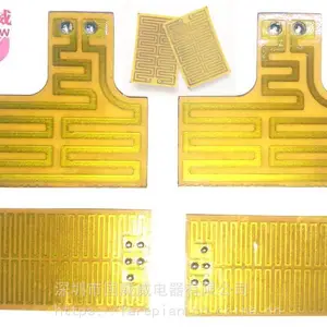 防火阻燃耐高温聚酰亚胺PI加热片,蚀刻发热片