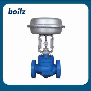 boilz不锈钢碳钢气动单座调节阀