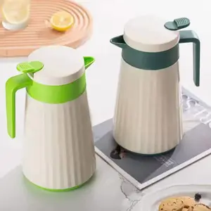 多爱世家1L家用玻璃内胆按压式爱莎保温壶热水瓶暖瓶礼品