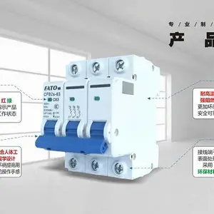 江苏无锡直销华通CFB2S-63系列C型D型1P/2P/3P小型断路器