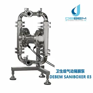 DEBEM SANIBOXER 03卫生级不锈钢气动隔膜泵