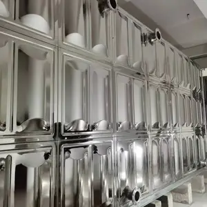 不锈钢模压块巧克力水箱 焊接水箱 消防保温箱泵一体化 小区工厂用