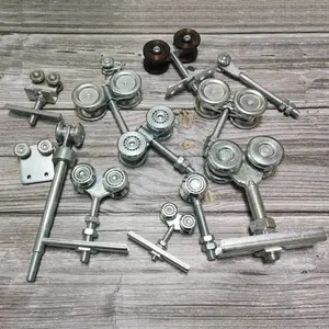 45号钢A3钢镀锌彩锌黄锌白锌银白色灰色平推门250 450 750吊滑承重轮