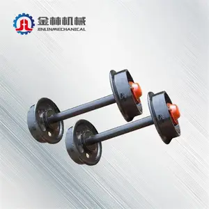 金林 矿用轨道设备空心轮对 轨道矿车轮
