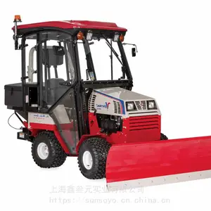 美国Ventrac驾驶室草坪机KD482平整地面填埋沟渠多用推铲清雪车