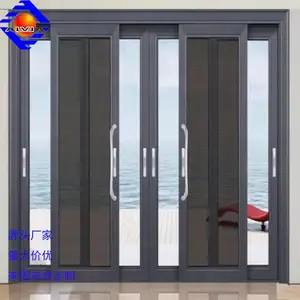 建筑铝合金型材工厂 108断桥隔热门窗铝材喷涂