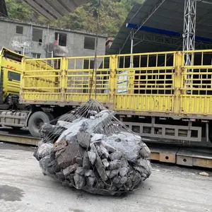 高强度合金钢丝网兜 装载800KG 堤坡加固柔性钢网石兜