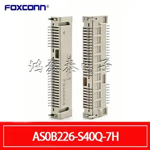 Foxcnn富士康 MINIPCIE 插座 H=4.0 52PIN 镀金10u 无线网卡插槽 0.8间距 AS0B226-S40Q-7H