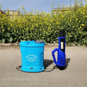 单双管钢管气压式喷雾器 背负式电动喷雾器 20L农用电动打药机