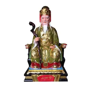 汉白玉土地婆婆神像 福德正神土地公树脂玻璃钢神像