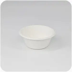 可降解水性涂层甘蔗浆纸浆汤碗冰淇淋杯