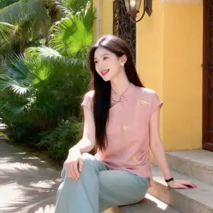 古韵流光国风系列 星梦天琦26夏 重工刺绣小衫 折扣女装拿货供应基地