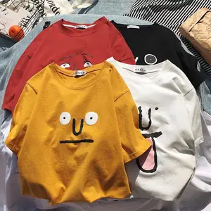 四川宜宾批发衣服一手货源女装地摊批发衣服2元一件t恤女装宽松韩版夏装